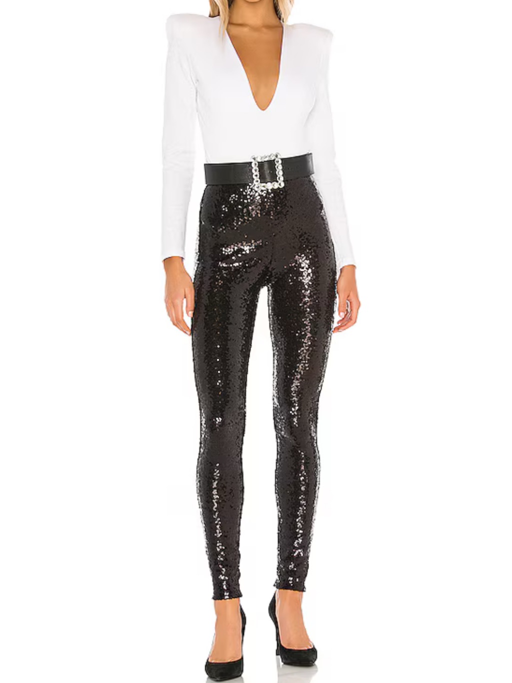 Commando Sequin Leggings. Black. Nwt.